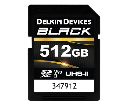 Karta pamięci Delkin Devices 512GB SDXC BLACK Rugged UHS-II (V90)